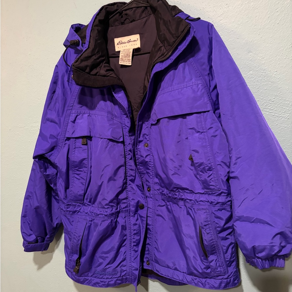 Vintage Eddie Bauer Bright Purple Winter Jacket